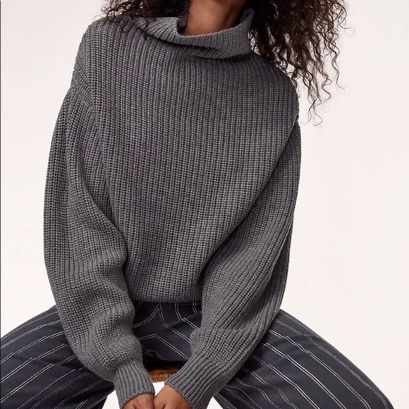 New Aritzia Wilfred Montpellier Turtleneck Oversized Sweater XXS